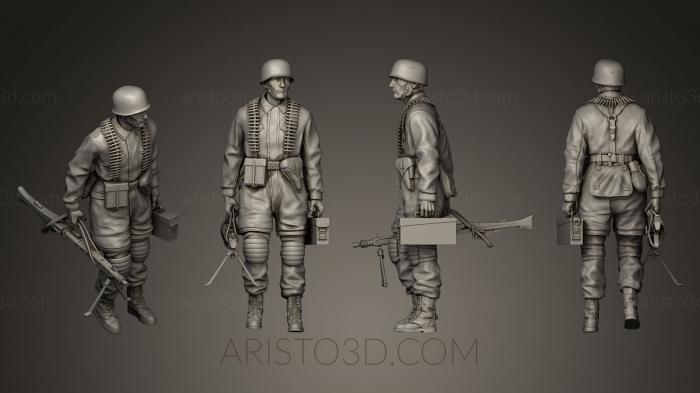 Military figurines (STKW_0046) 3D model for CNC machine